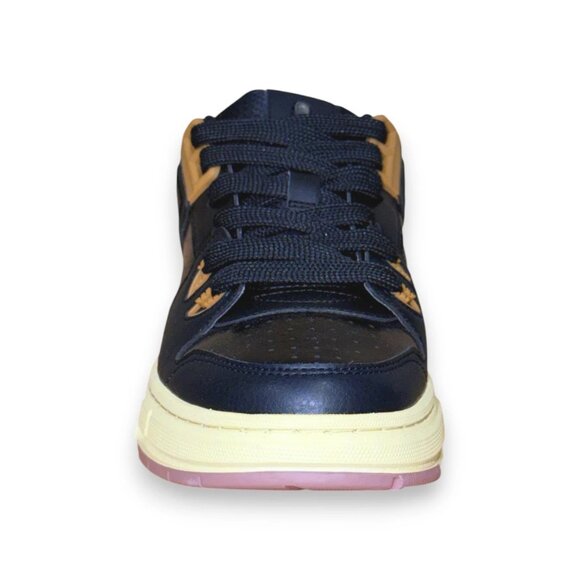 HUGO Yarrow Tenn Men's Sneakers Black Manmade Embossed Logo US 9 - Picture 2 of 6